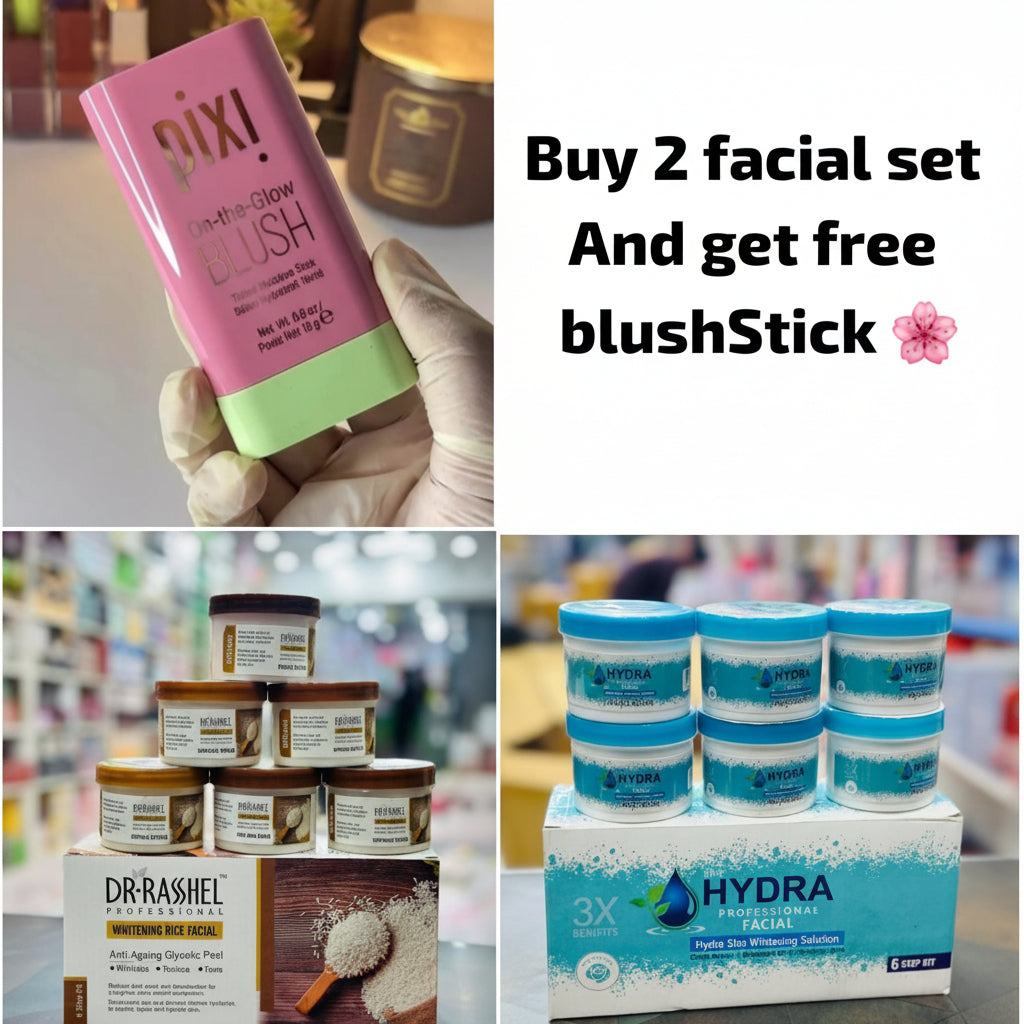 Buy 2 Facial Kits &amp; Get a FREE Pixi Blush Stick!