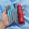 9-Piece Makeup Brush Set + Red Diamond Beauty