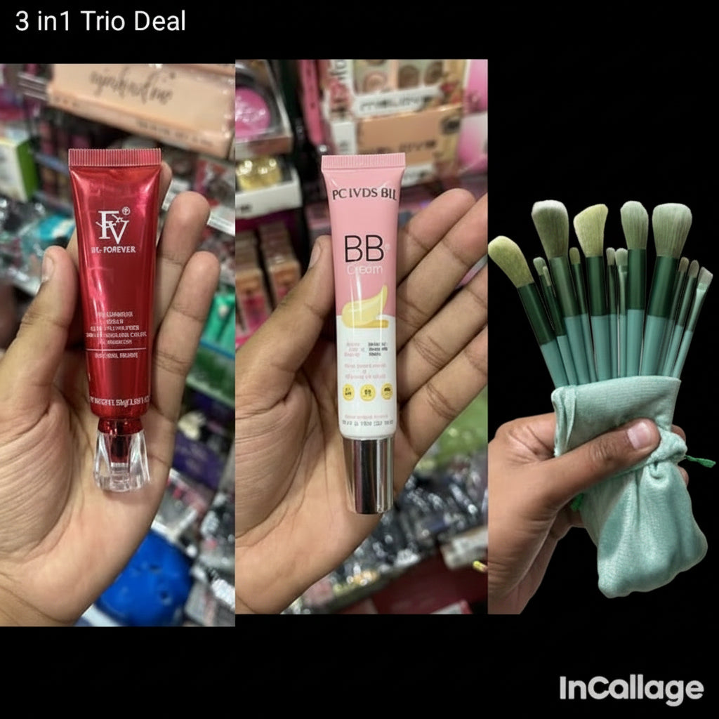 3 in 1 Makeup Trio Deal – Your Everyday Beauty Essentials